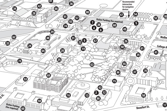 snippet of 3D map in black and white